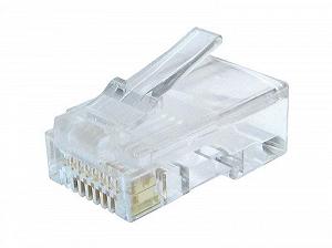 Коннекторы Cablexpert RJ 45 8P8C, Cat.6, с золоченными контактами (10 шт/уп) (LC-8P8C-002/10)