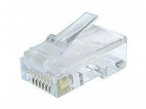 Коннектор RJ 45 Cablexpert (LC-8P8C-002/100) 8P8C з золоченими контактами 100 шт/уп