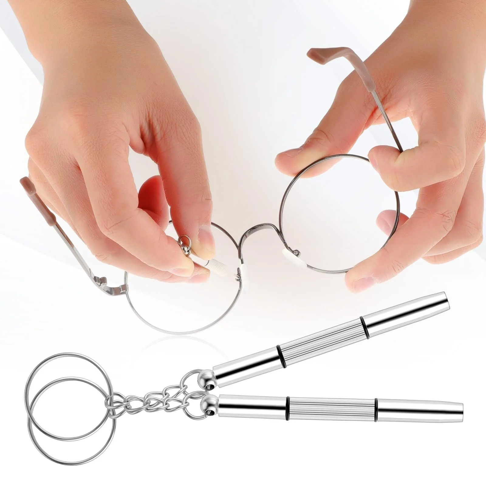 Набір simarro Mini 6 Precision Key Ring Стальний Сріблястий, фото №2