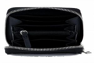 Кошелек Valentino Holiday Re Zip Nero Classic черный synthetic.ua - Фото 1
