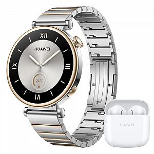 Смарт-годинник HUAWEI GT 4 41 мм Сріблястий - Фото 1