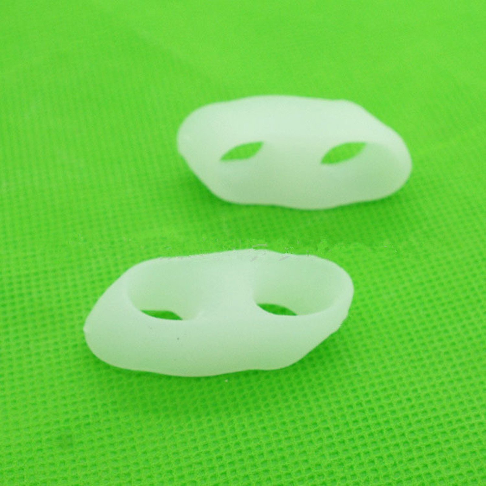 М'який силіконовий ортез для мізинця з 2 отворами, випрямляч для кісточки, 1 пара, фото №8