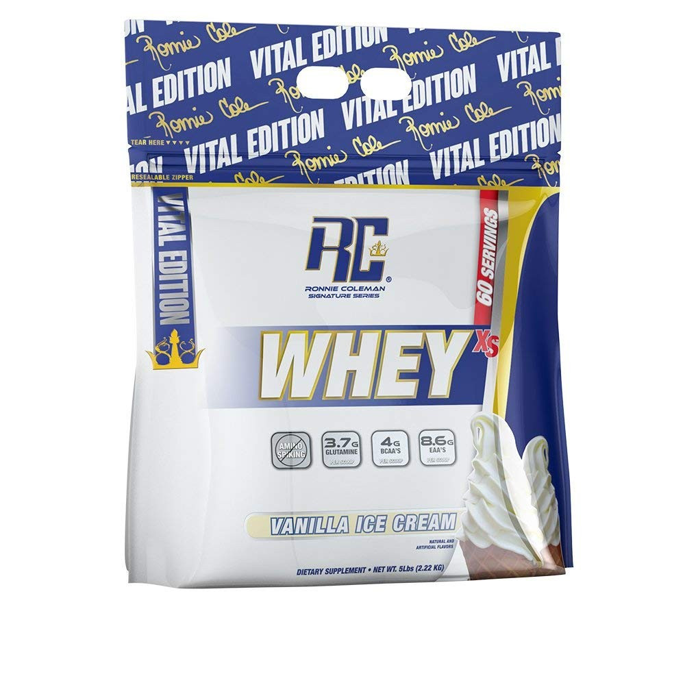 Протеїн Ronnie Coleman Whey XS 2270g Vanilla Ice Cream, фото №1 Протеїн Ronnie Coleman Whey XS 2270g Vanilla Ice Cream, фото №1