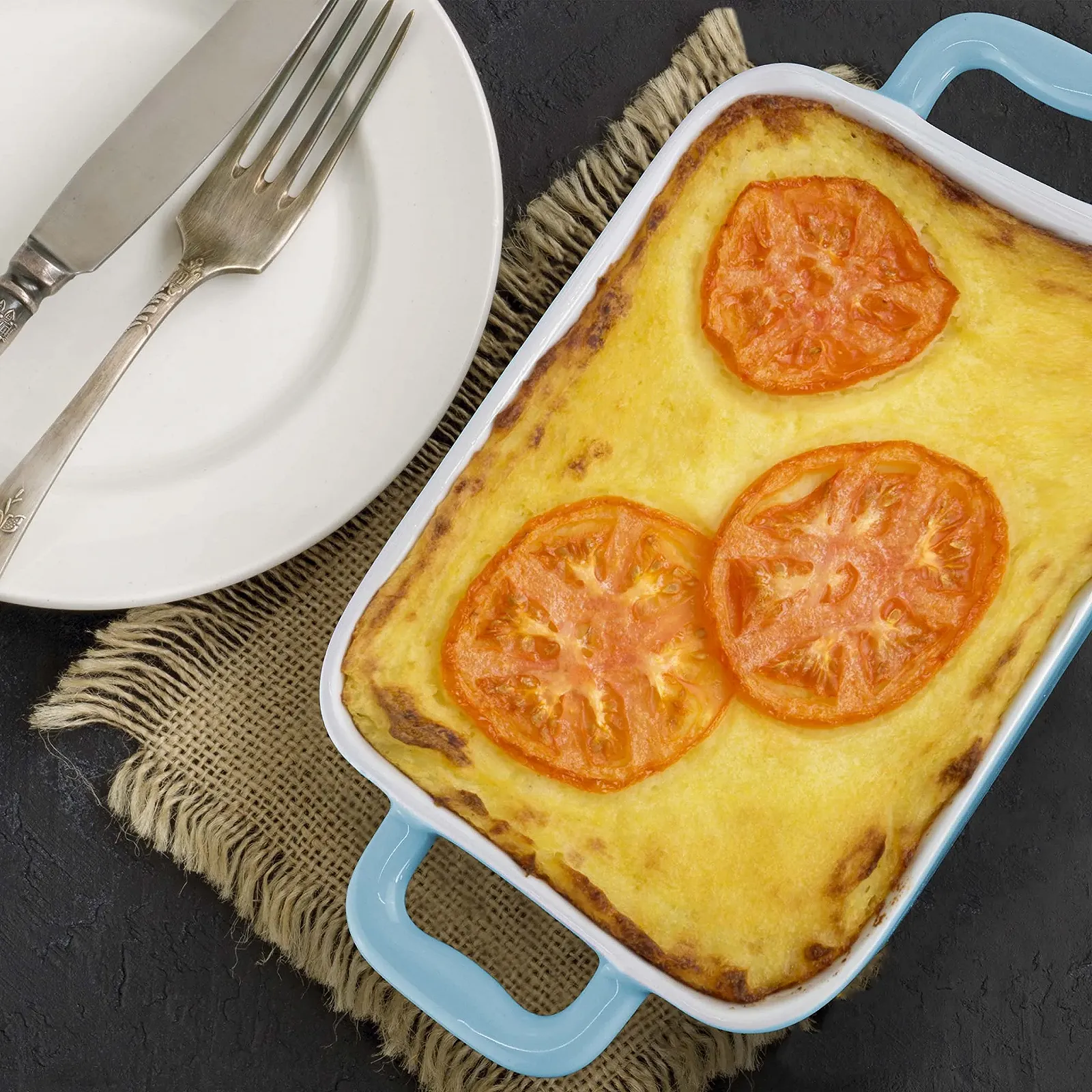 Форма для запікання керамічна прямокутна міні набір з 4 шт. прибл. 9.5 x 4 x 13 см 400 мл, фото №6