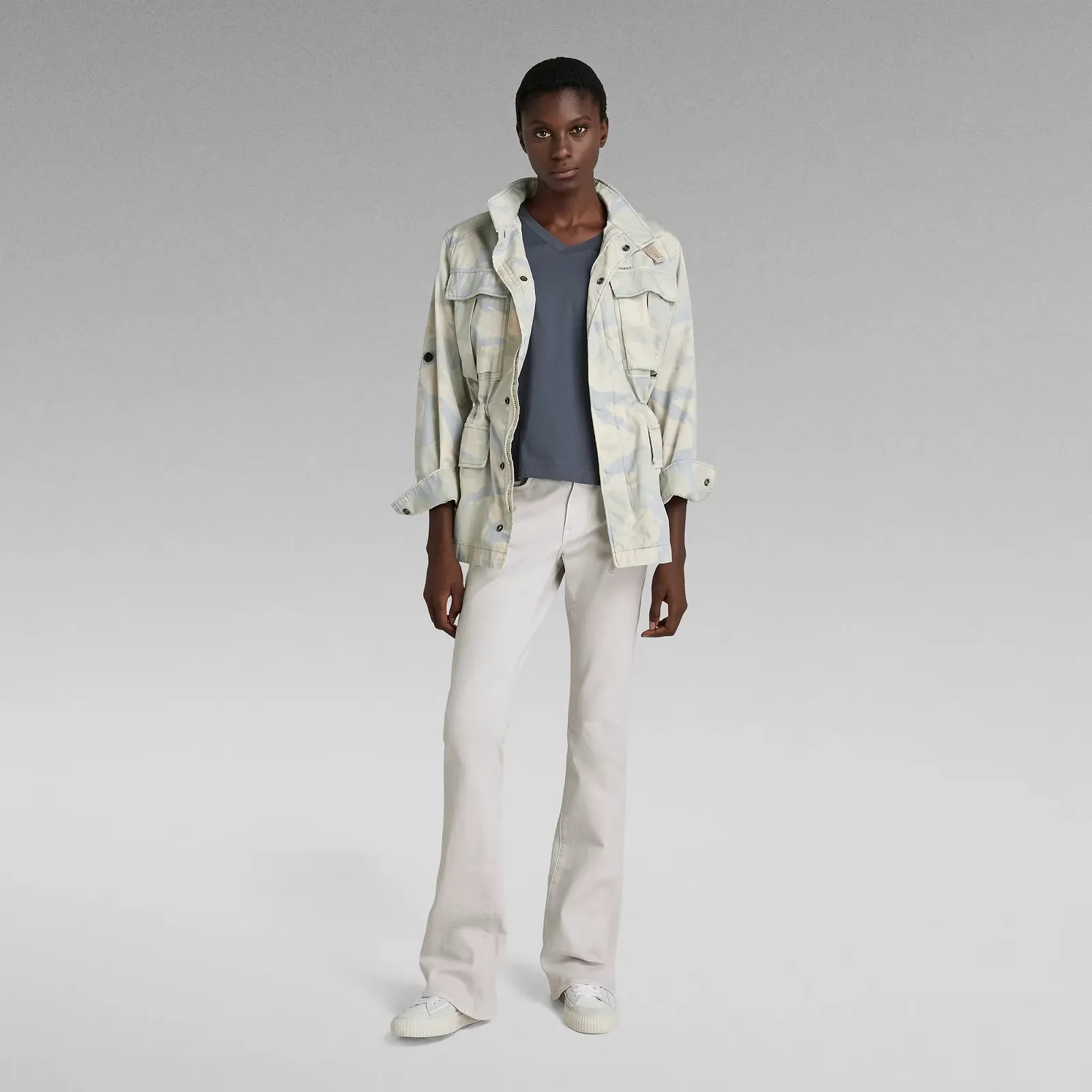 Женская футболка G-Star RAW Mesh Mix Loose T-Shirt - S, фото №5