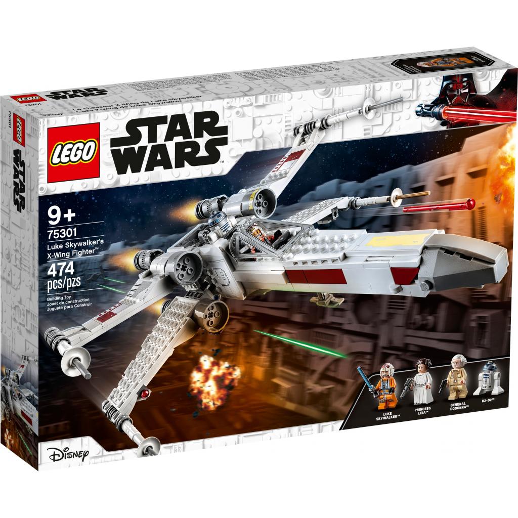 Конструктор LEGO Star Wars Винищувач X-wing Люка Скайвокера 474 деталі 75301, фото №1