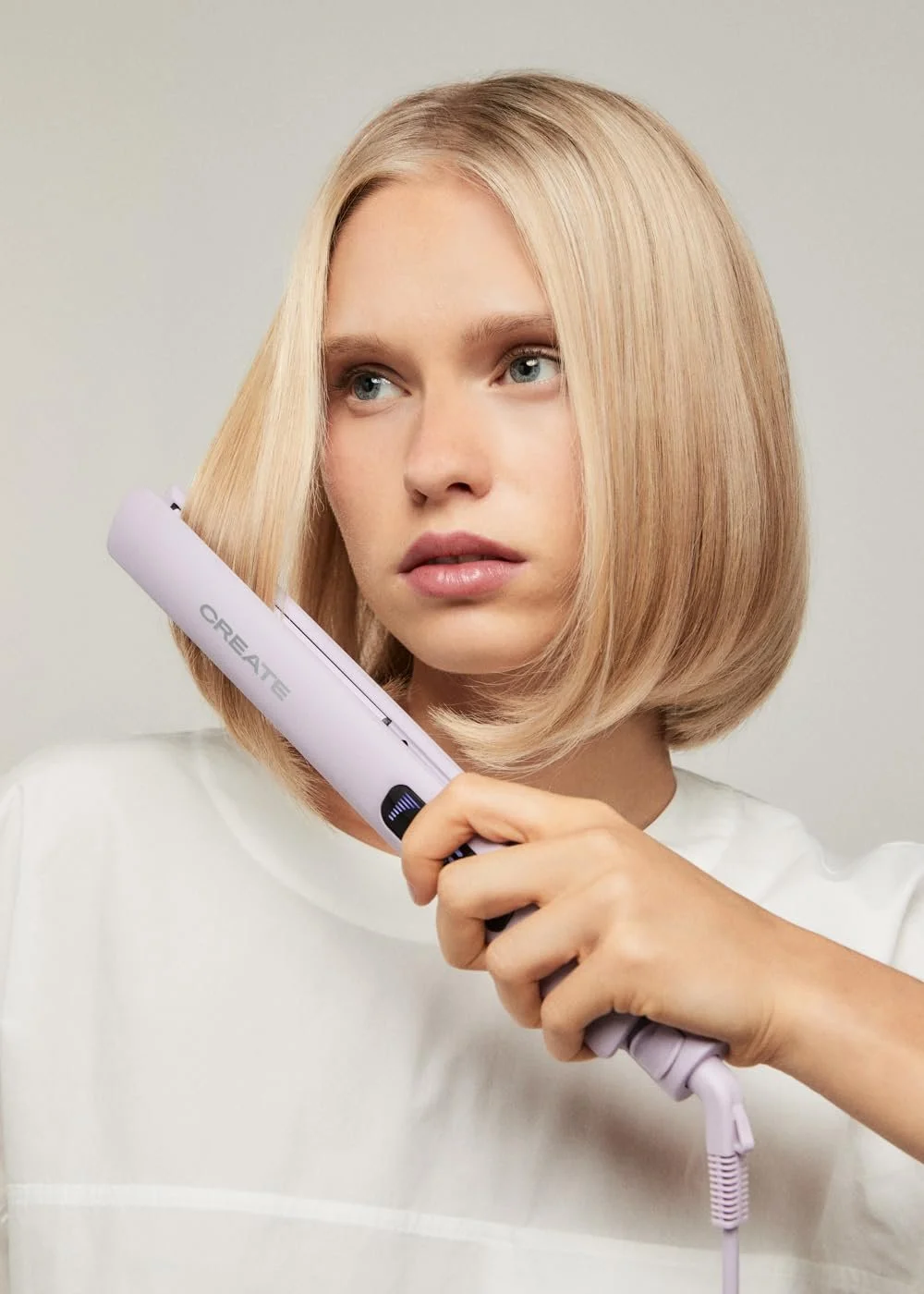 Выпрямитель для волос CREATE Ceramic Styler Slim Керамическое покрытие 9 температурных режимов 45 Вт Фиолетовый, фото №3 Выпрямитель для волос CREATE Ceramic Styler Slim Керамическое покрытие 9 температурных режимов 45 Вт Фиолетовый, фото №3
