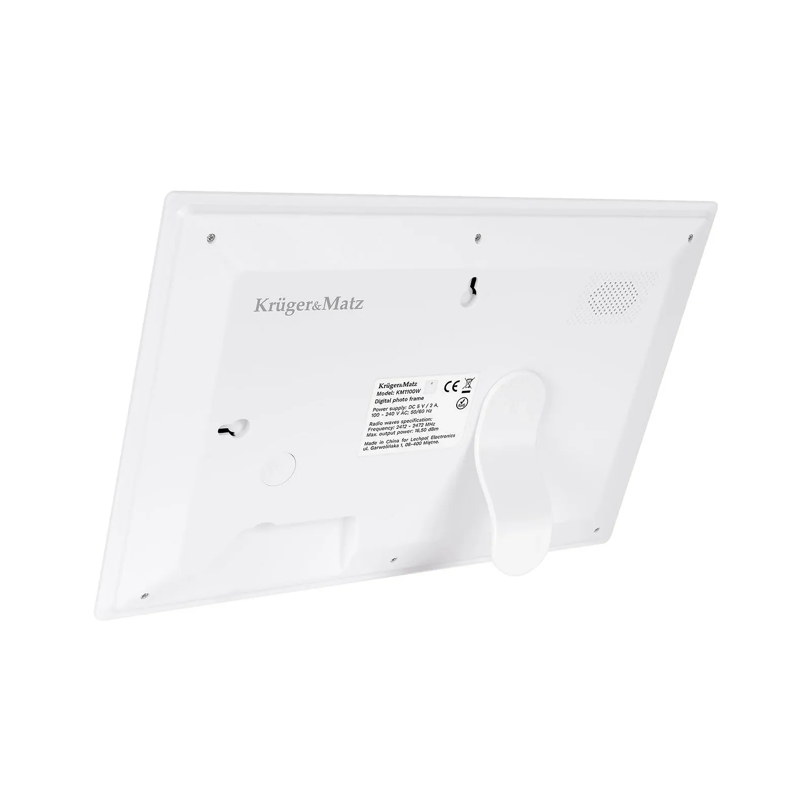 Цифровая фоторамка Kruger&Matz FRAMEO KM1100W 10,1 дюйма 1280 x 800 Wi-Fi 16 ГБ MicroSD Белый, фото №6