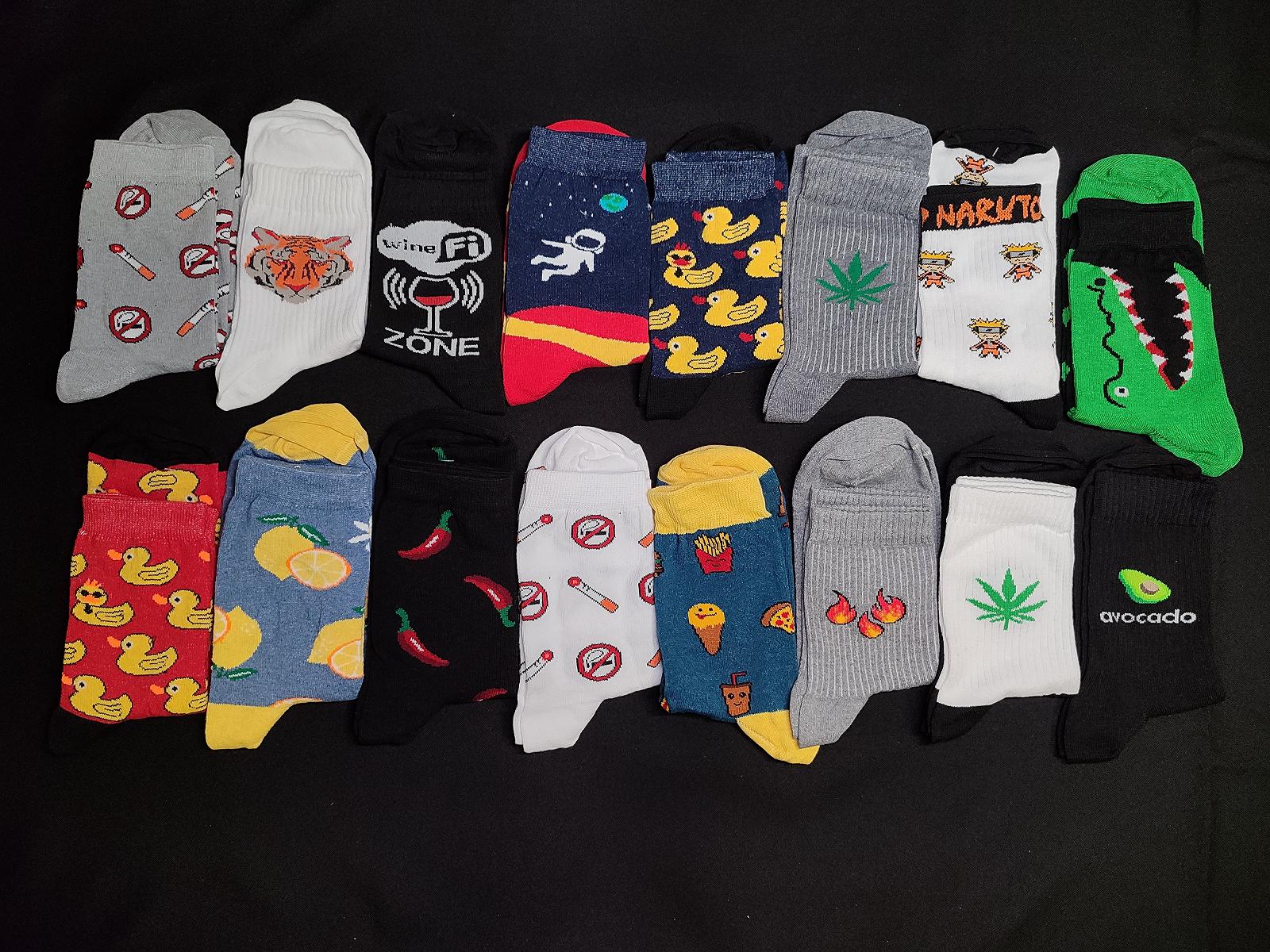 Бокс шкарпеток приколів «З принтами» 16 шт., фото №2