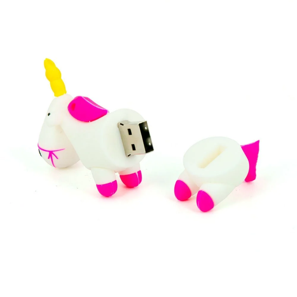 USB-накопичувач Unicorn 16 ГБ Єдиноріг Біло-рожевий, фото №2