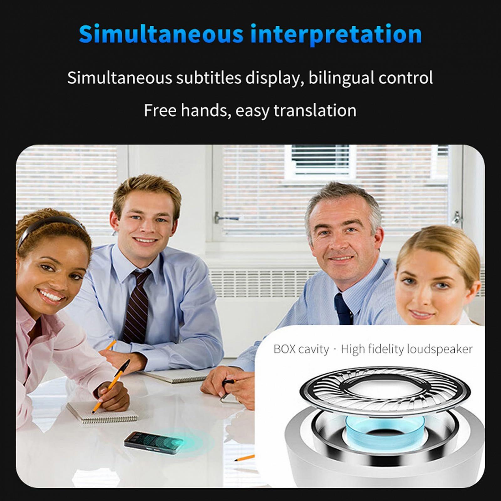 Перекладач мови Голосовий, 138 мов, 2-сторонній інтелектуальний, 3.97-дюймовий AI, фото №5 Перекладач мови Голосовий, 138 мов, 2-сторонній інтелектуальний, 3.97-дюймовий AI, фото №5