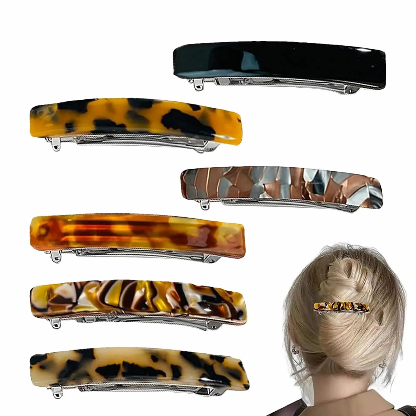 Заколка для волос Мода Кружевные аксессуары Черепаховый Нескользящий для подростков, фото №1 Заколка для волос Мода Кружевные аксессуары Черепаховый Нескользящий для подростков, фото №1