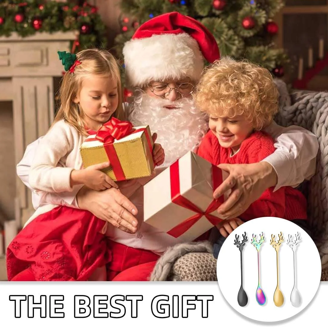 Ложка Миксерная Moose, Нержавеющая сталь 4 шт, фото №6