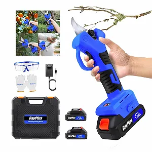 Електричні секатори 21 V, максимальний діаметр гілок 25 мм, з 1 акумулятором 1,5 Ah - Фото 1