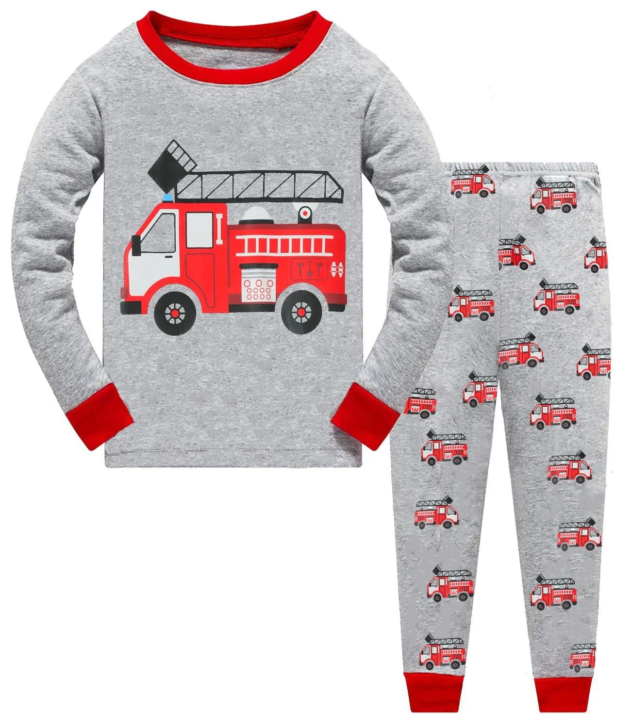 Піжама для хлопчиків Бавовняна з довгими рукавами, фото №1