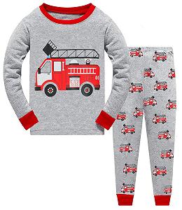 Піжама для хлопчиків Бавовняна з довгими рукавами - Фото 1