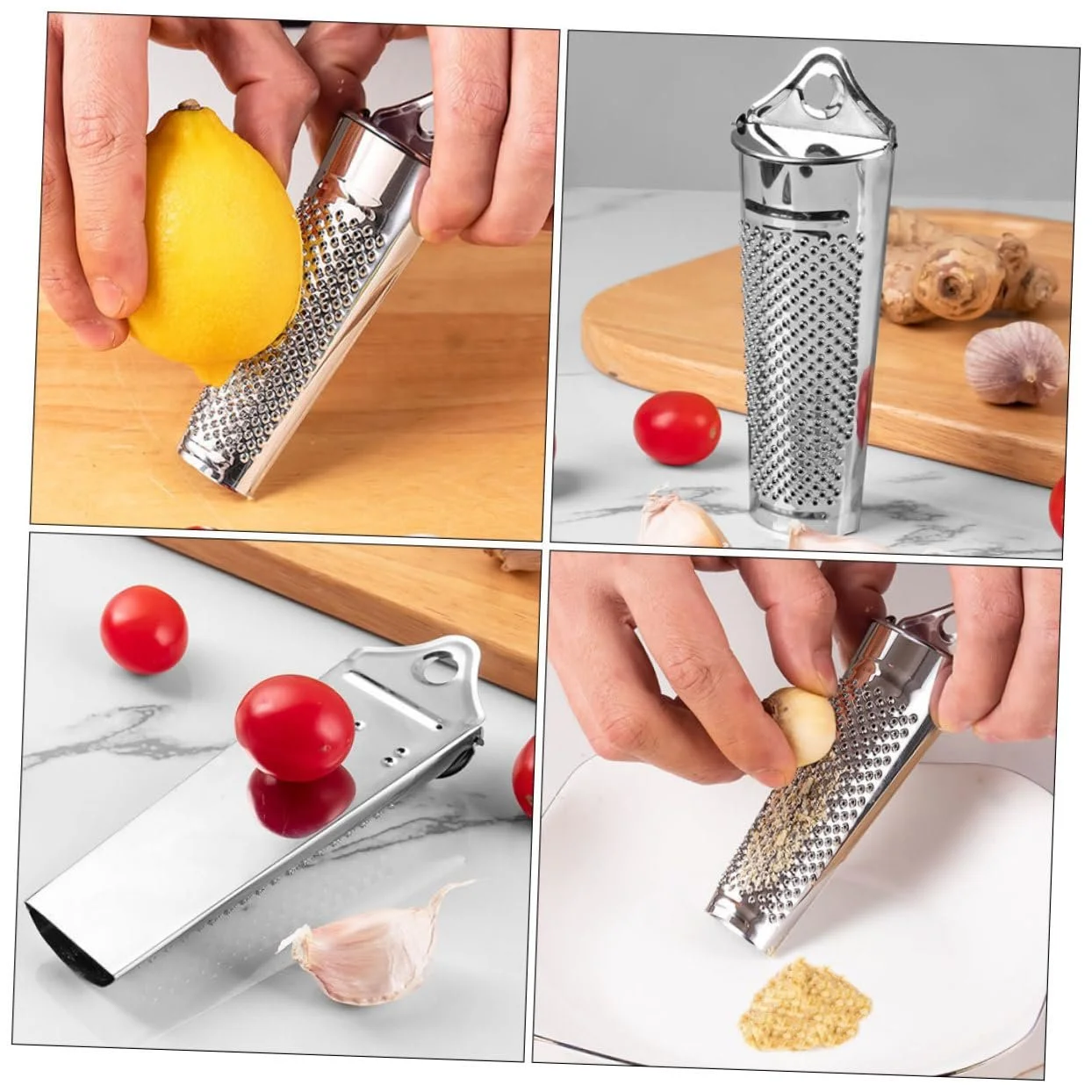 Терка Edelstah Multifunktional для імбиру, часнику, цедри лимона, сиру, горіхів та фруктів, фото №6 Терка Edelstah Multifunktional для імбиру, часнику, цедри лимона, сиру, горіхів та фруктів, фото №6