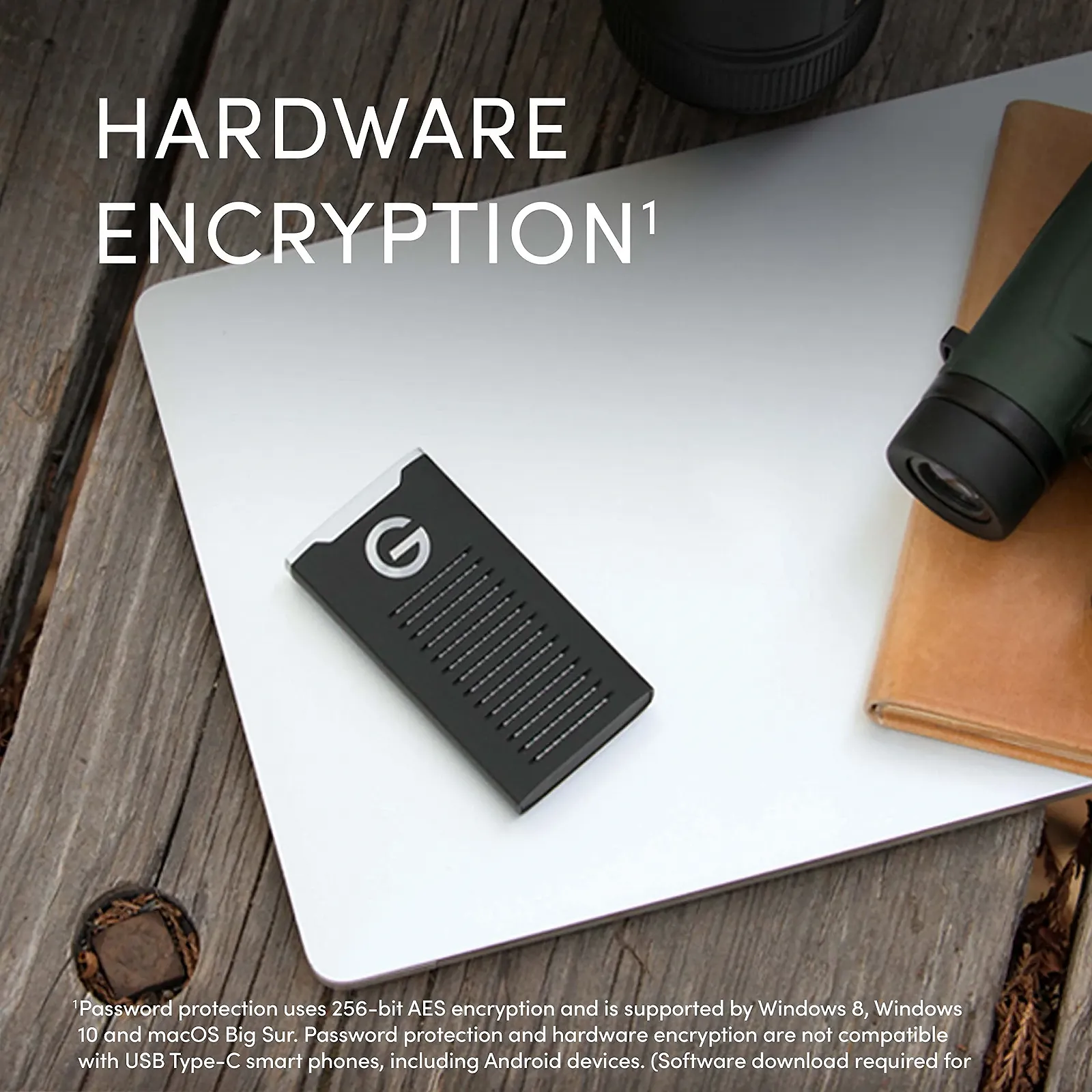 Зовнішній SSD-накопичувач SanDisk PROFESSIONAL G-DRIVE 500 ГБ IP67 USB-C USB 3.2 Gen 2, фото №5