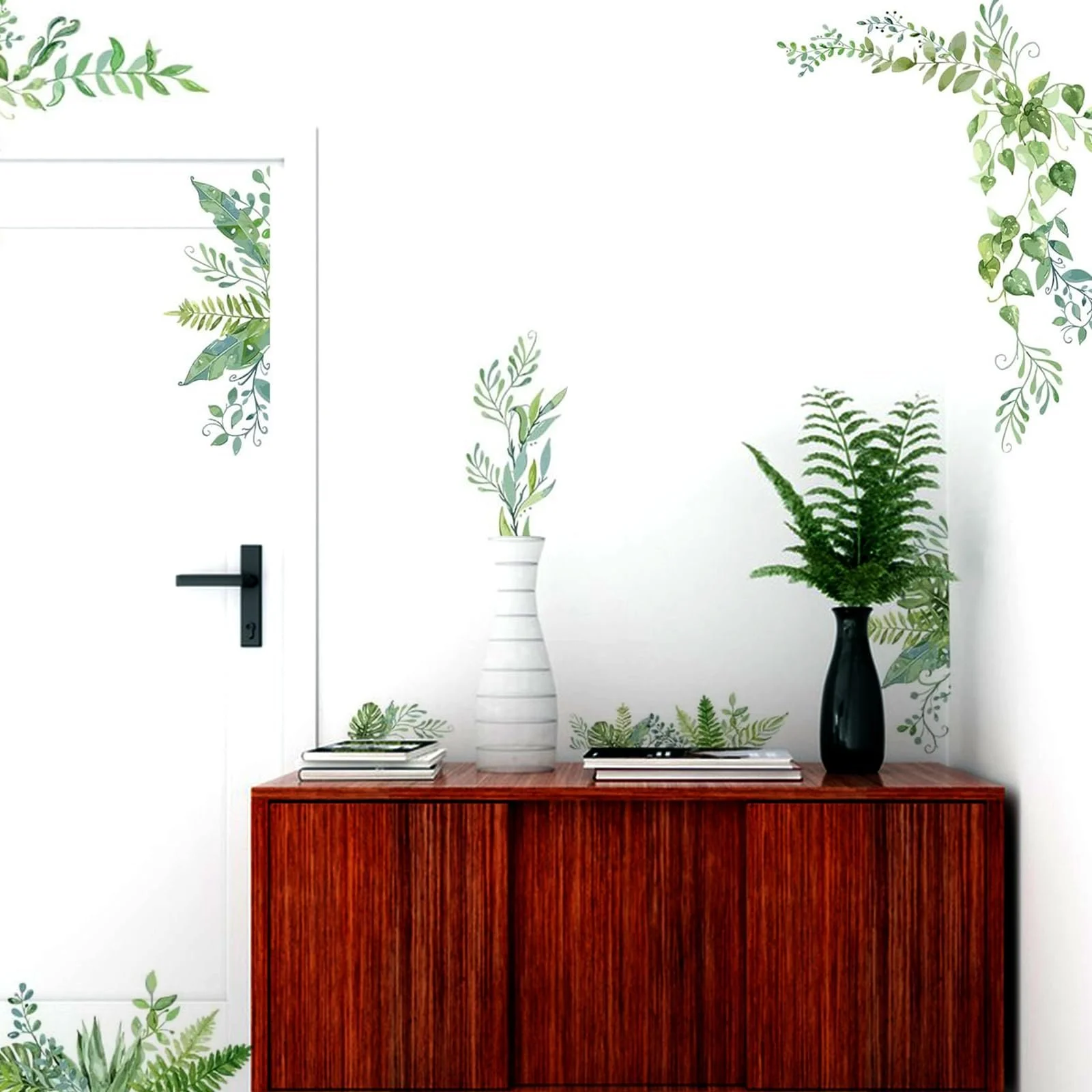 Наклейка на стіну SUPERDANT Green Plants 2 листи 80 x 58 см, фото №4