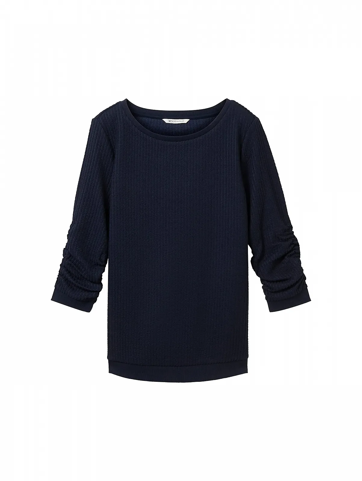 Свитшот TOM TAILOR Denim с завязками на рукавах, фото №3