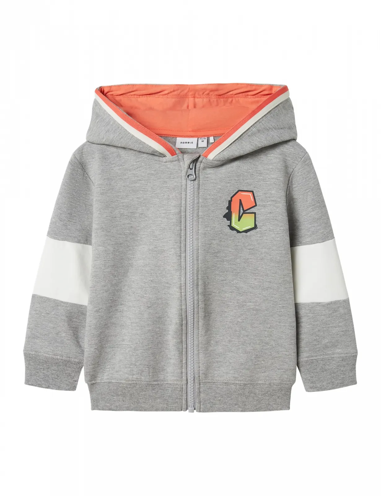 Куртка-Куртка NAME IT для хлопчиків Nmmnormano Nreg Sweat Card Wh Bru, фото №1