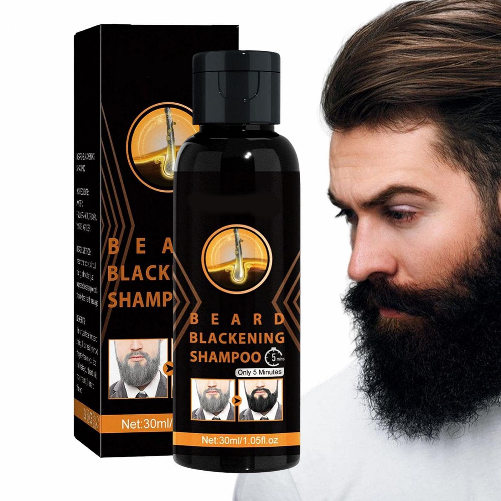 Шампунь Ziyang White to Black для мужчин. С окрашиванием бороды С полигоноум мультифлорум черный, фото №1