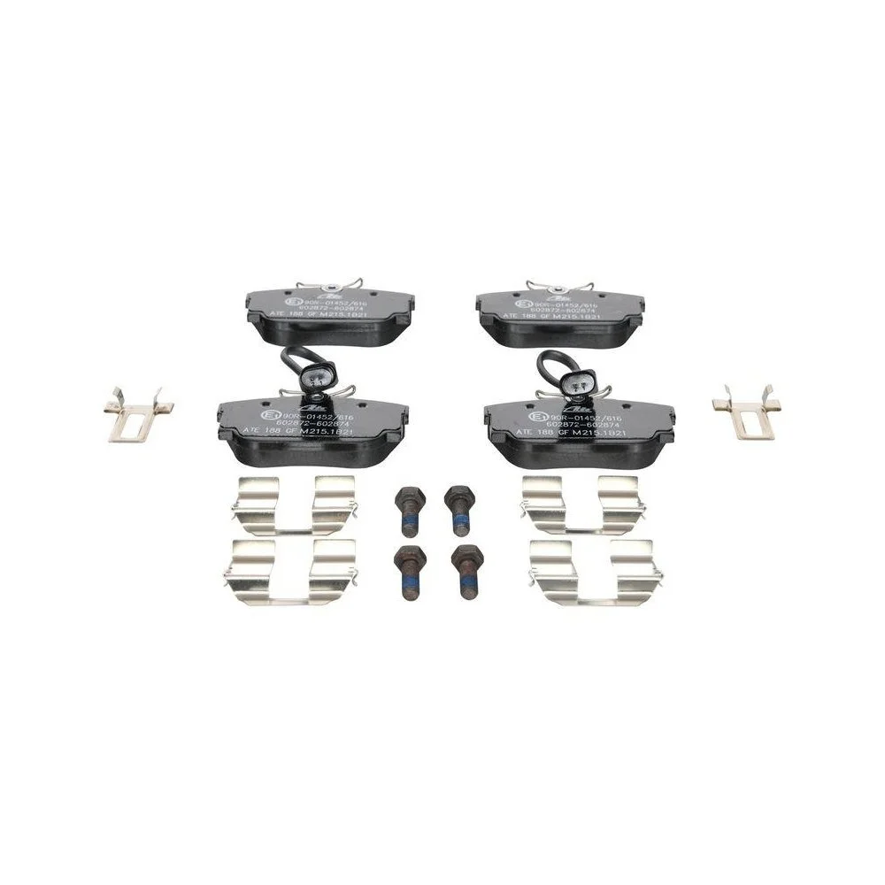 Комплект гальмівних колодок, дискове гальмо ATE 13.0460-2872.2 для FORD SEAT VAG задня вісь, фото №1