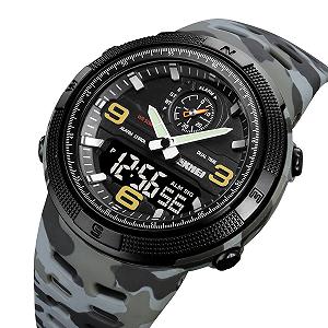 Годинник Skmei 1655CMGYBK Camo Grey-Black synthetic.ua - Фото 1
