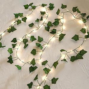 Светодиодная гирлянда ENLACE Искусственный плющ 20 LED 2 м Зеленый - Фото 1