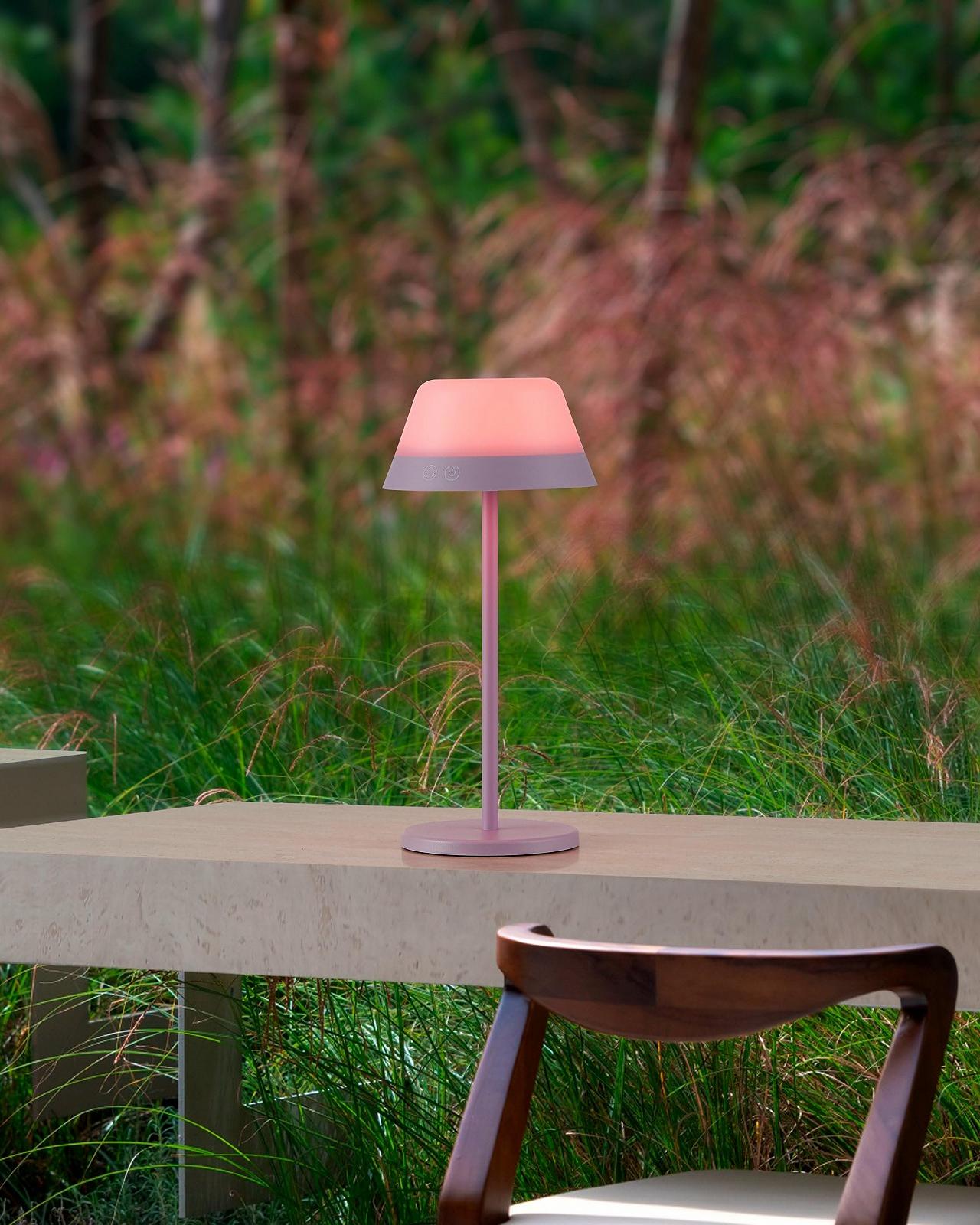 Настільна лампа LED EGLO Meggiano Для вулиці Бездротова USB Білий Фіолетовий RGB IP54, фото №2