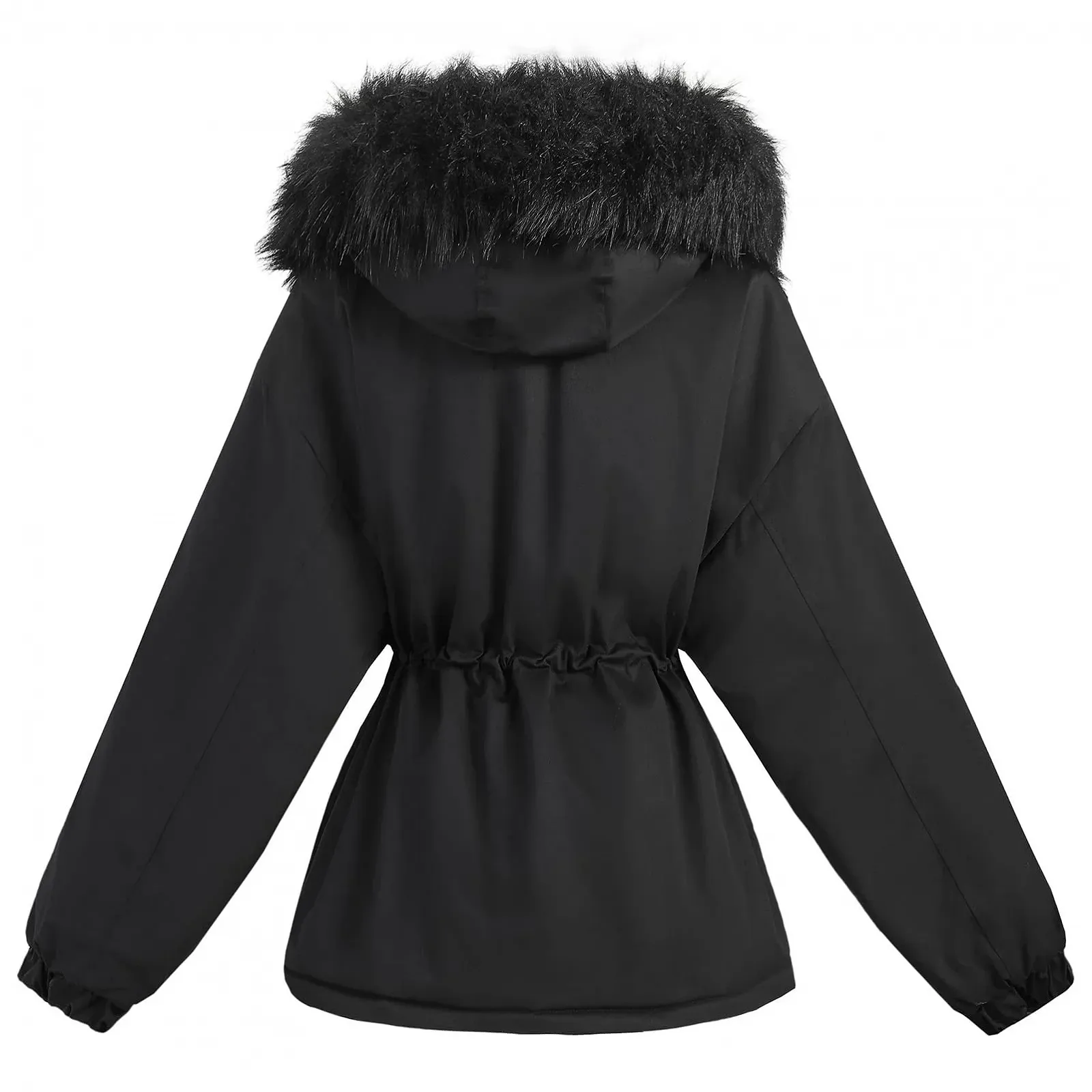 Жіноча зимова парка Amropi  Зимова тепла парка на штучному хутрі, фото №4