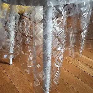 Скатертина PVC Прозора Квадратна 140 x 180 см - Фото 1