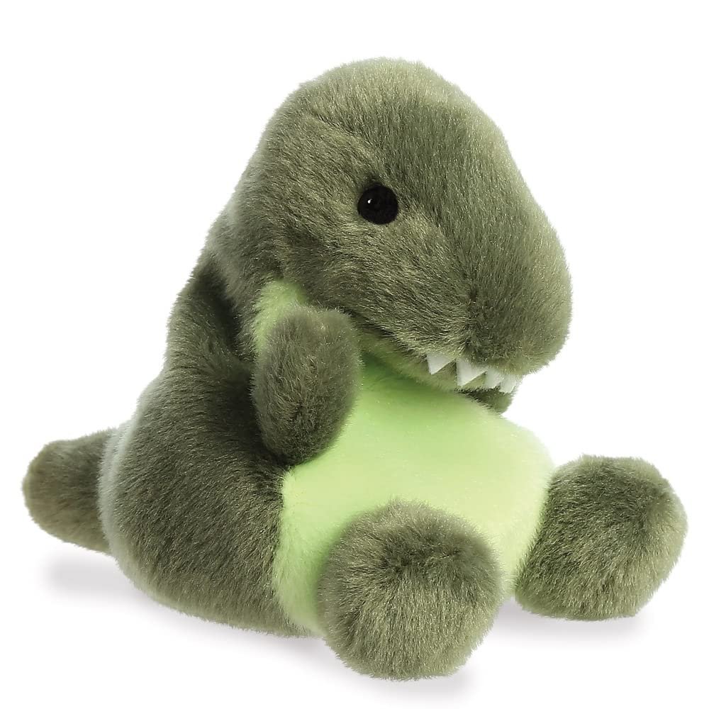 Мягкая игрушка Тираннозавр Aurora World Palm Pals 33617 13 см зеленый, фото №1 Мягкая игрушка Тираннозавр Aurora World Palm Pals 33617 13 см зеленый, фото №1