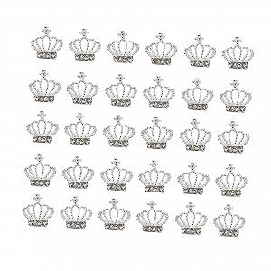 Стрази для нігтів Серце MERRYHAPY 30 шт Сріблястий - Фото 1