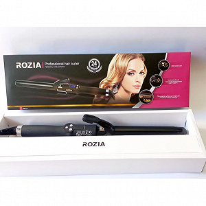 Плойка ROZIA HR-772 28мм черная с регулятором температуры synthetic.ua - Фото 1