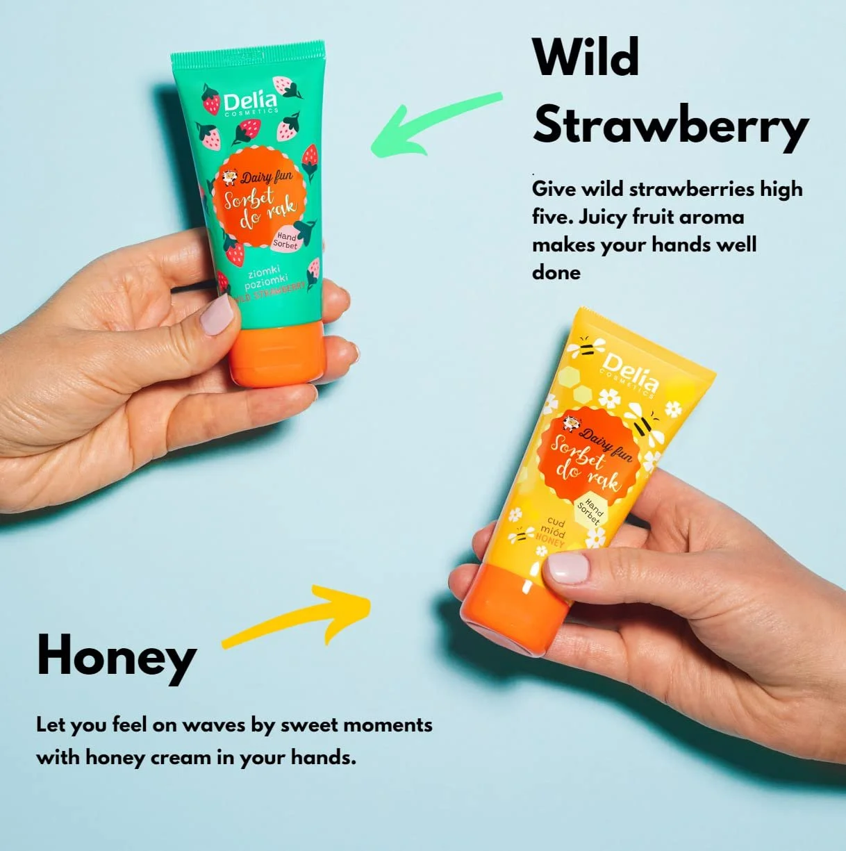 Сорбет Delia Cosmetics Dairy Fun Мед Увлажняет, Питает, Укрепляет, Регенерирует 50г, фото №5