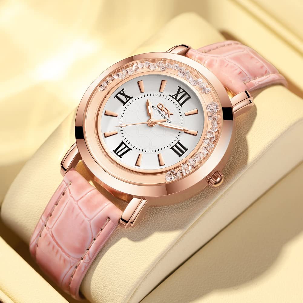 Жіночий наручний годинник Basfur Fe-Montre-023-04 Рожевий, фото №5