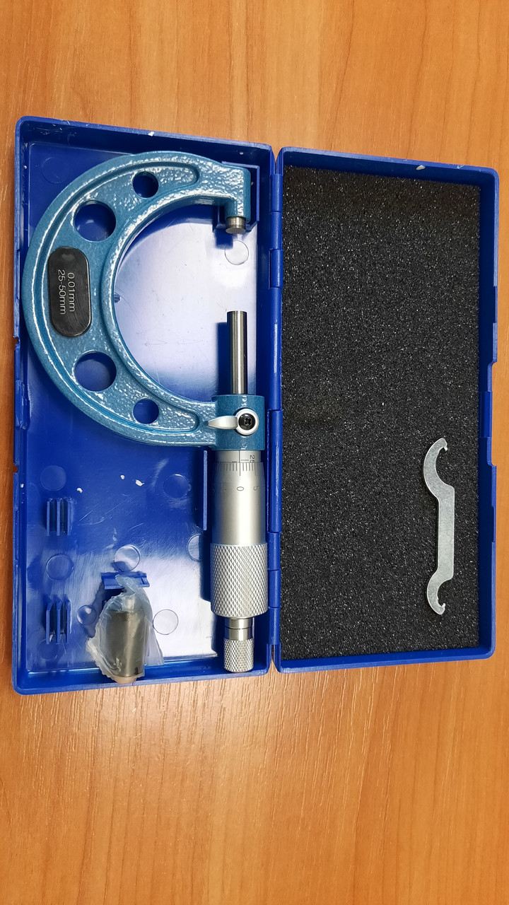 Mикpoмeтp мexaничecкий (25-50мм/0,01мм) PROTESTER MOMM2550, фото №5