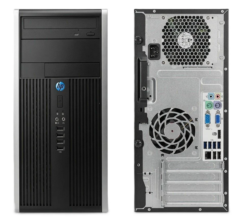 Комп'ютер HP Compaq 6300 Pro / Intel Core i5-3470 / RAM 16GB / SSD 128GB / LAN / Windows 11 / Black, фото №3