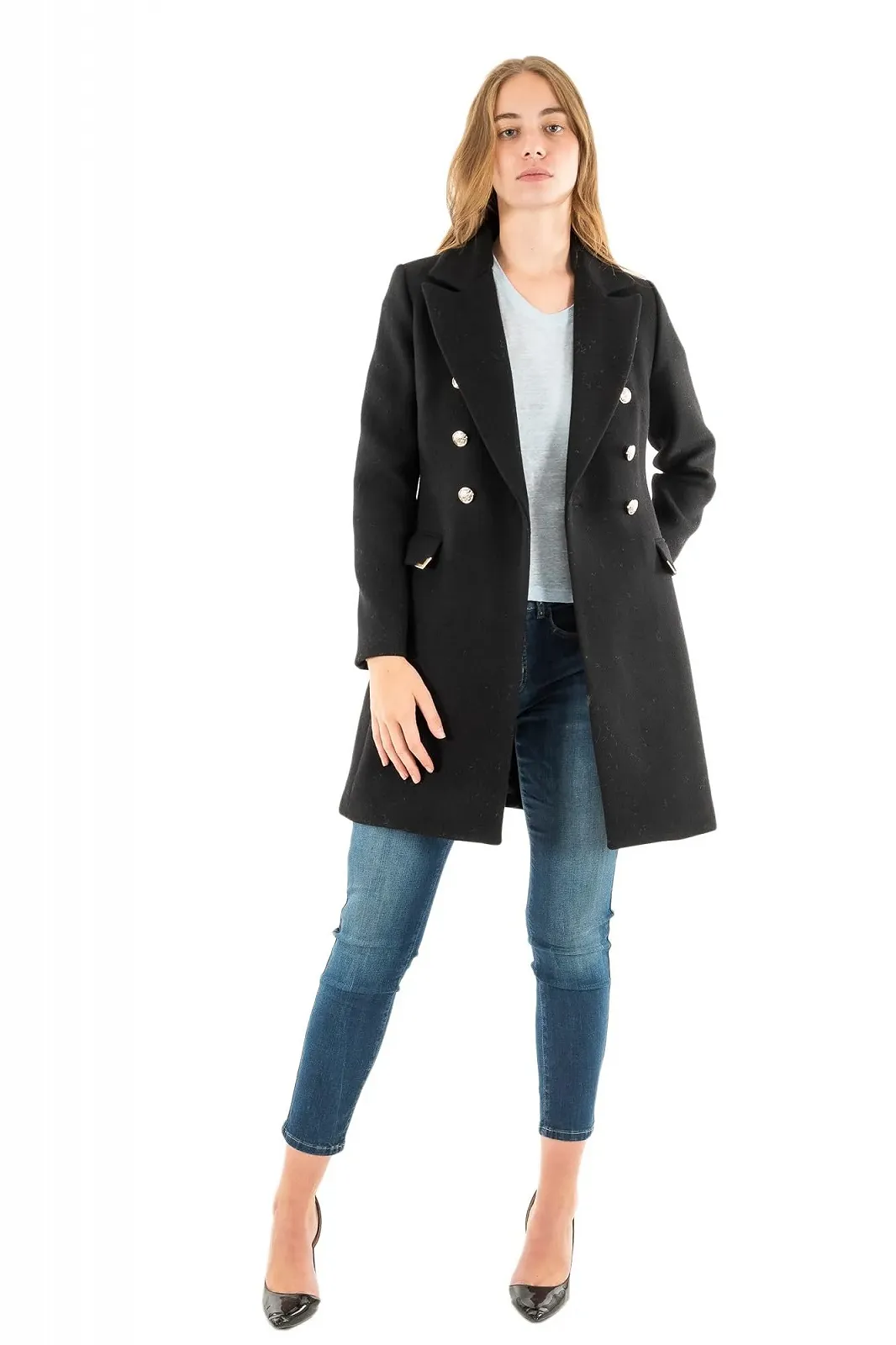 Пальто Morgan довге жіноче, фото №1