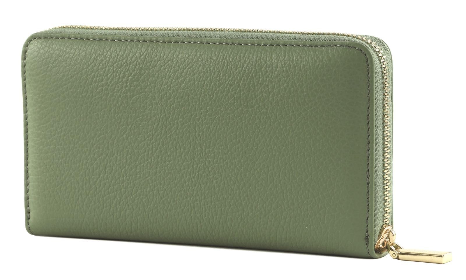 Кошелек Coccinelle Metallic Soft Кожа Grained Greenery, фото №4