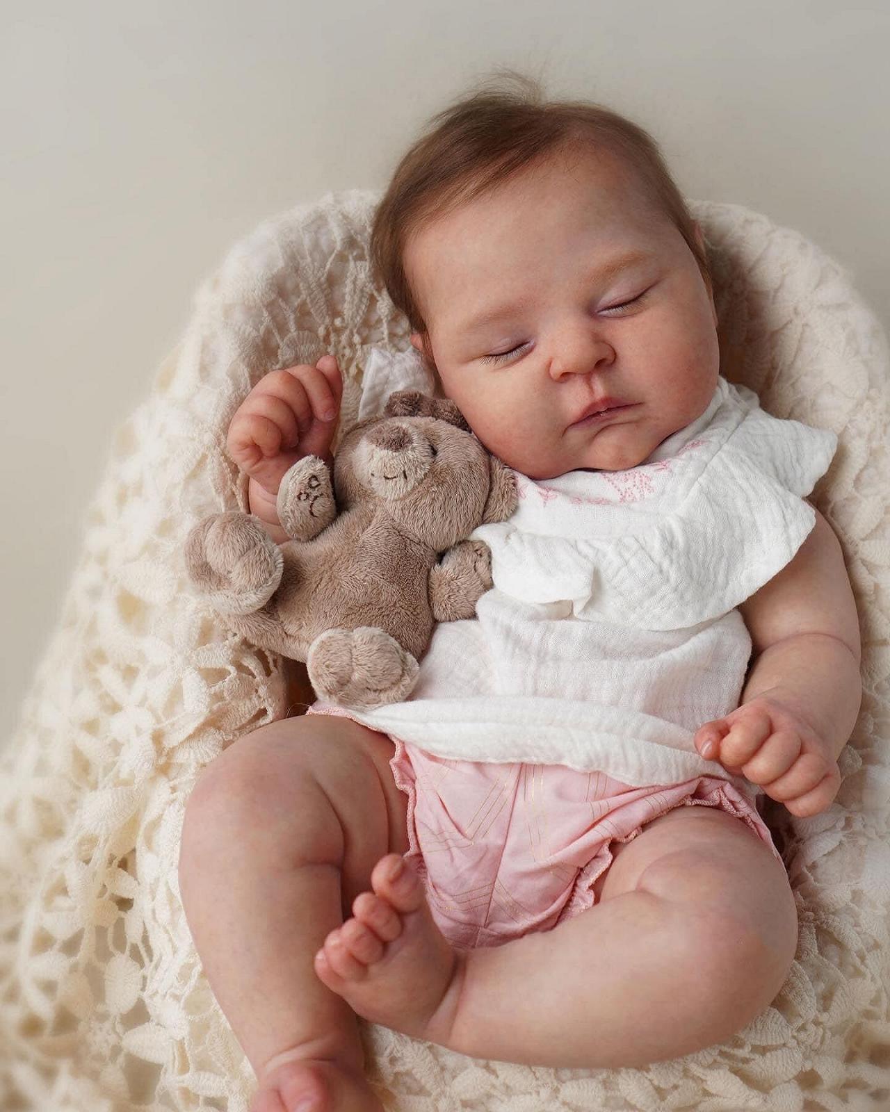 Кукла Anano Reborn Baby 20 Inch Силиконовая Кукла с Весовыми Аксессуарами для Детей от 3 Лет, фото №1
