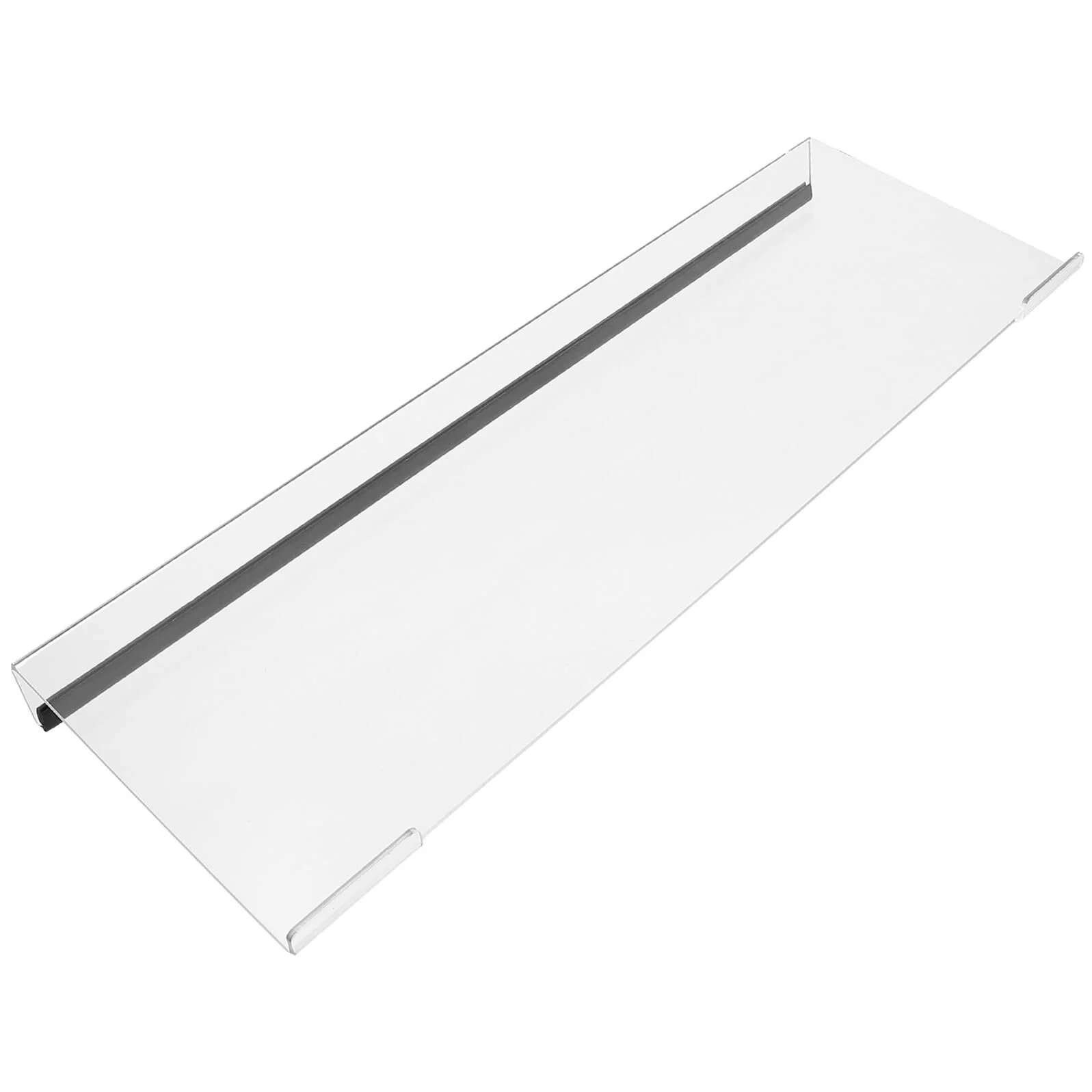 Подставка для клавиатуры акриловая Прозрачная с наклонным лотком Эргономичная подставка для ПК клавиатуры для стола Нескользящие гладкие края Совместима с большинством Случайные цвета, фото №1