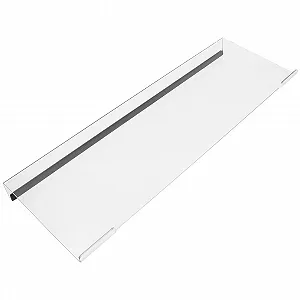 Подставка для клавиатуры акриловая Прозрачная с наклонным лотком Эргономичная подставка для ПК клавиатуры для стола Нескользящие гладкие края Совместима с большинством Случайные цвета - Фото 1