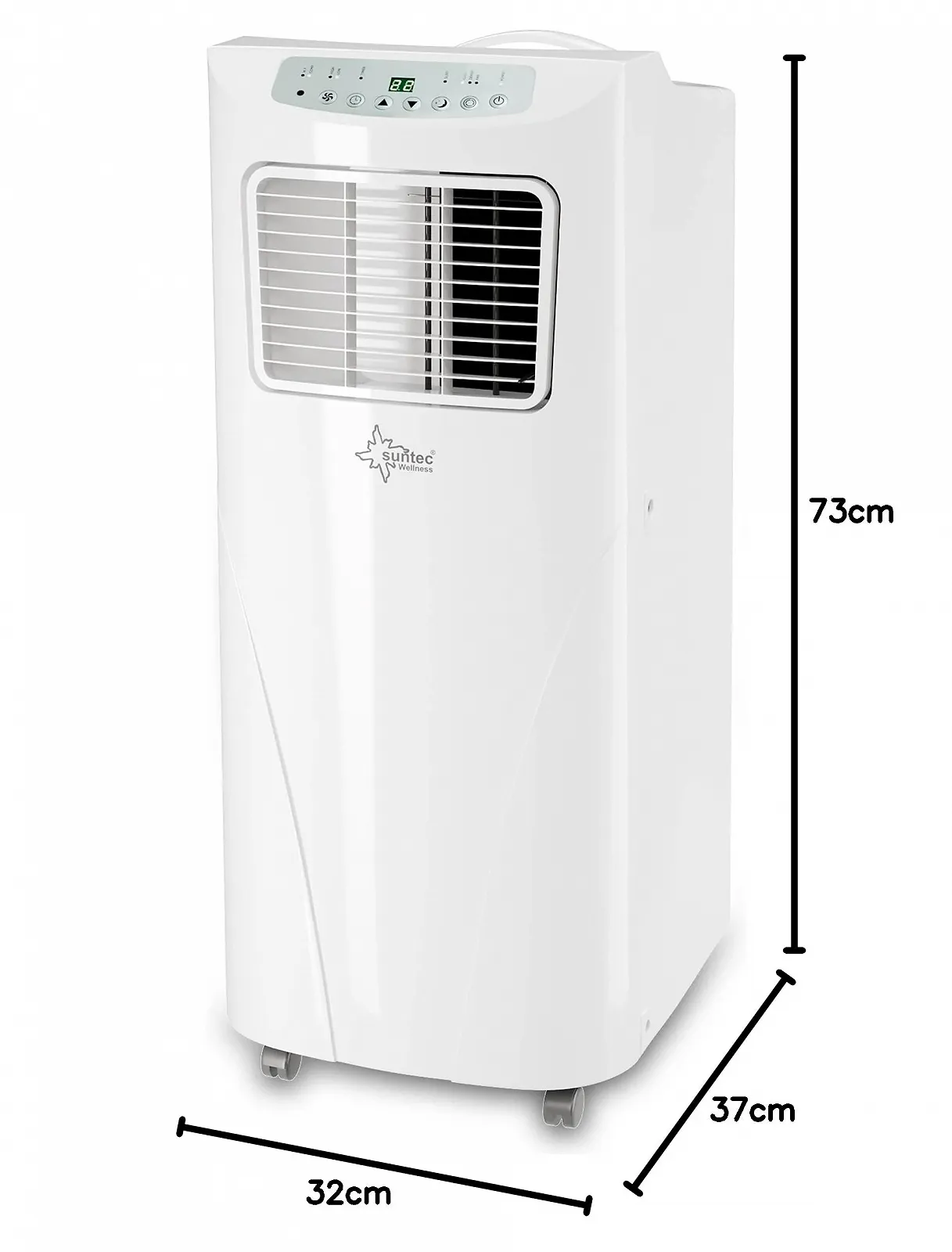 Мобильный кондиционер Suntec Fresh 9,000 Eco R290 3-в-1 белый 9,000 BTU/h для помещений до 34 м², фото №10