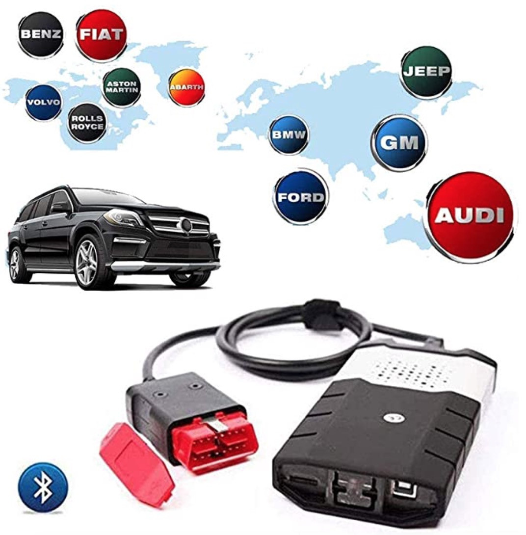 Автомобильный Сканер Autocom Delphi DS150E VCI 2016 Bluetooth/USB Мультимарочный диаг версия 2023 года, фото №7