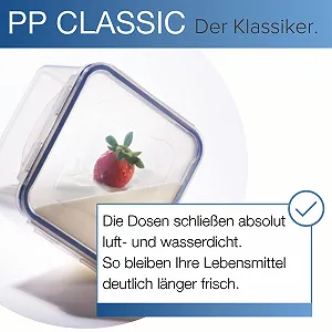 Набір контейнерів LocknLock PP Classic 2 шт. 1.1 л Прозорий - Фото 1