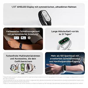Браслет Xiaomi Smart Band 9 Pro, 1.74" AMOLED, 1200 нит, 21 день работы, 150+ режимов, 5ATM, GNSS, датчик ЧСС и SPO₂, Bluetooth 5.4, 60Hz, черный synthetic.ua - Фото 1