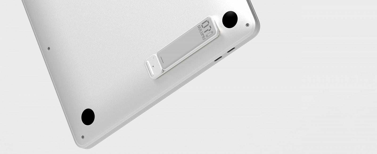 Підставка для ноутбука Aulumu G07 Pop-Up Leg Stand, портативна, для охолодження, ергономічна, срібна, фото №5