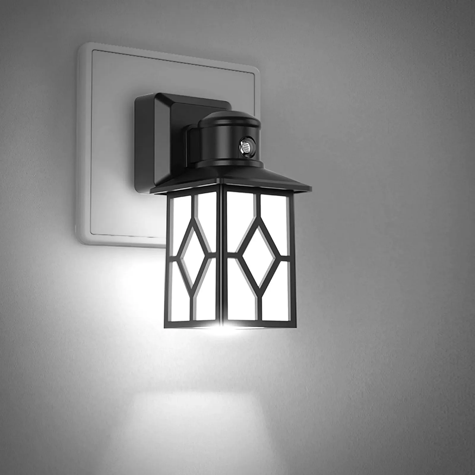 Світильник Emeritpro LED Нічник З Twilight Sensor 2 рівні яскравості 30LM/60LM 5000K Cool White Винтажний стиль Упаковка 2, фото №1